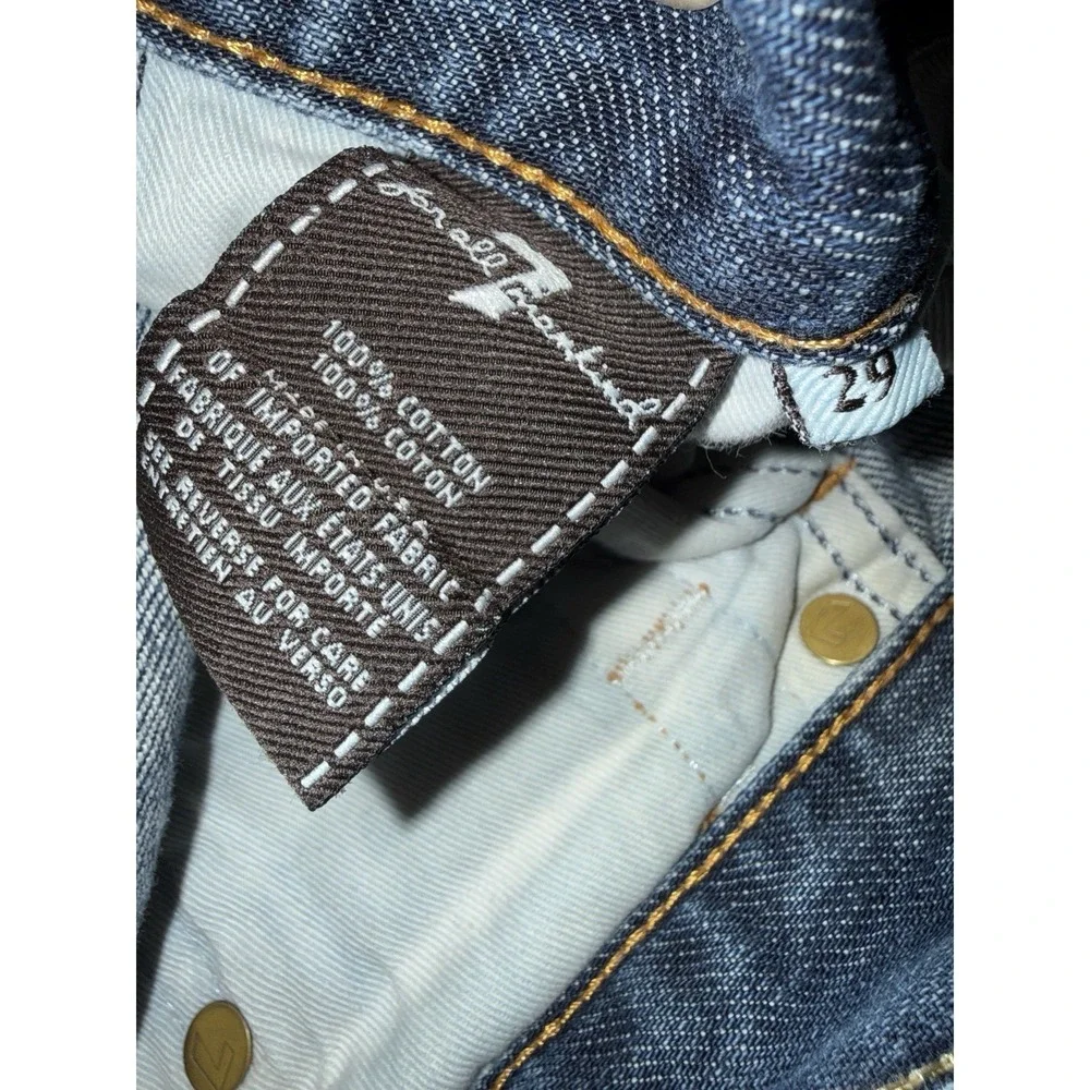 7 For All Mankind Bootcut Jeans‎ Vintage Y2K Made In USA Mens Size 29 X 33